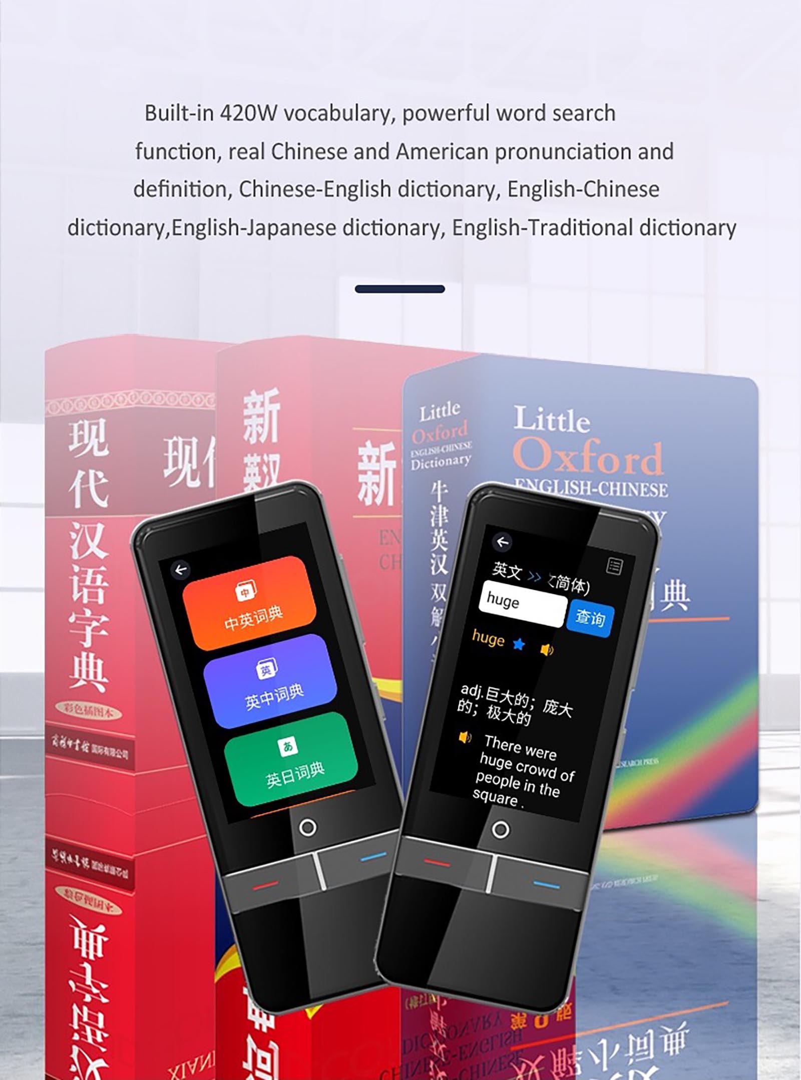 Portable F6 AI Voice Translator Intelligent Translation (7)