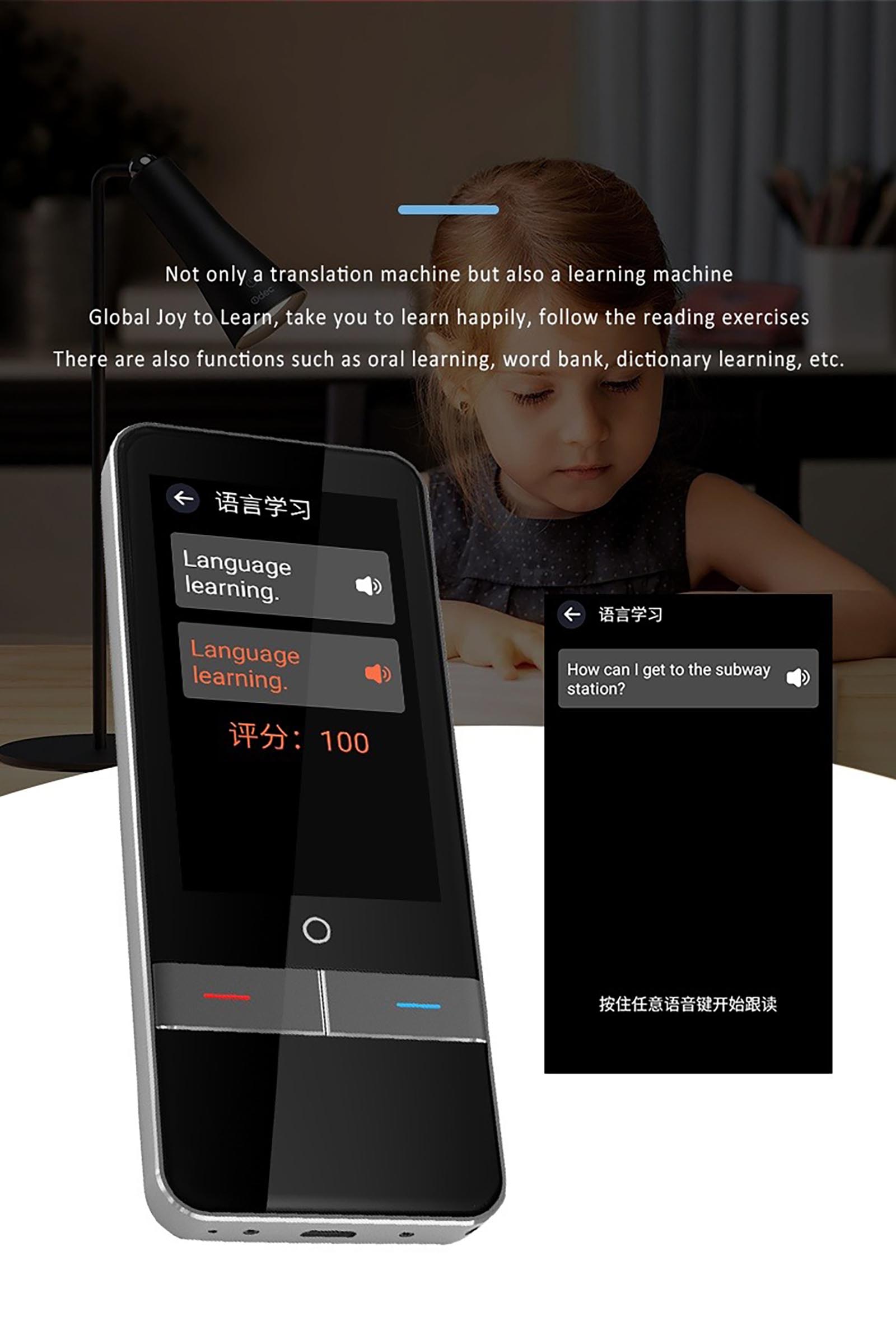 Portable F6 AI Voice Translator Intelligent Translation (8)