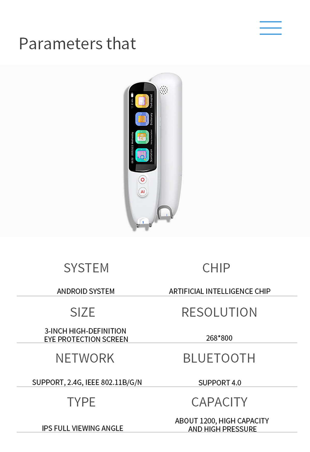 S5A Offline Multi - language Global Translation Pen (10)