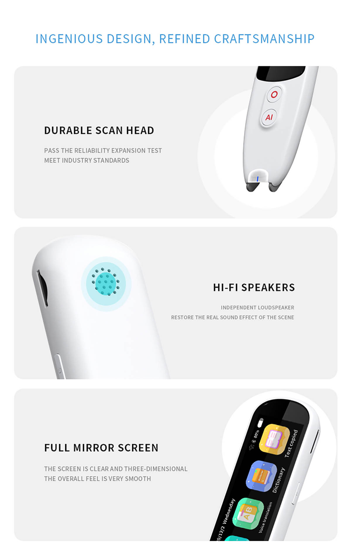 S5A Offline Multi - language Global Translation Pen (9)