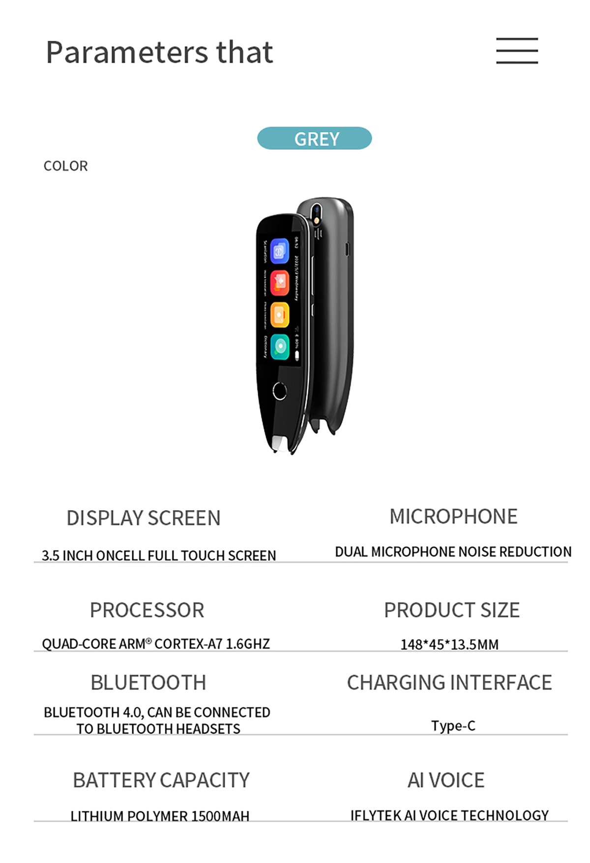 S7H Multi-language Offline Portable Translation Pen (12)