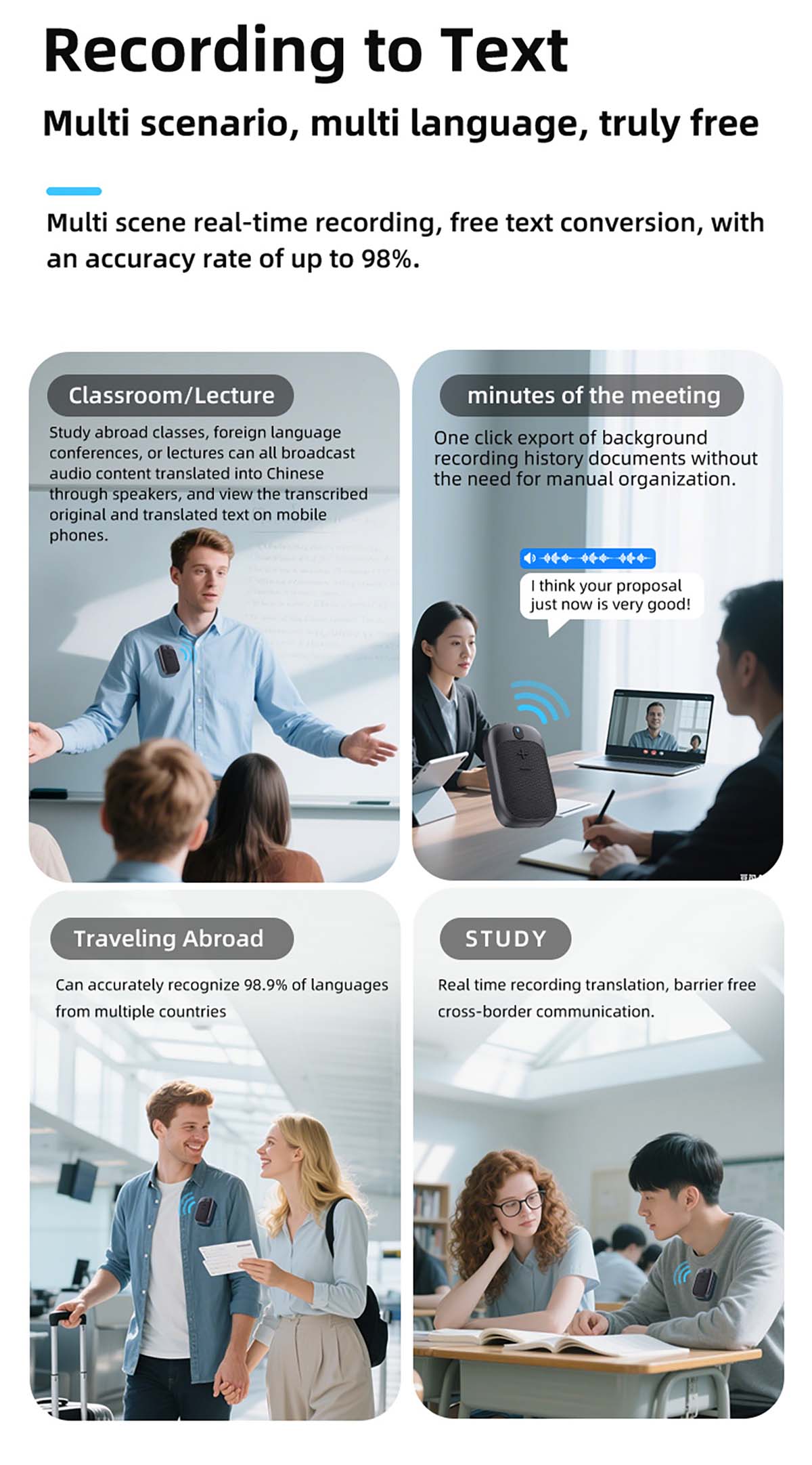 WS11 Smart Voice Translation Bluetooth Speaker (4)