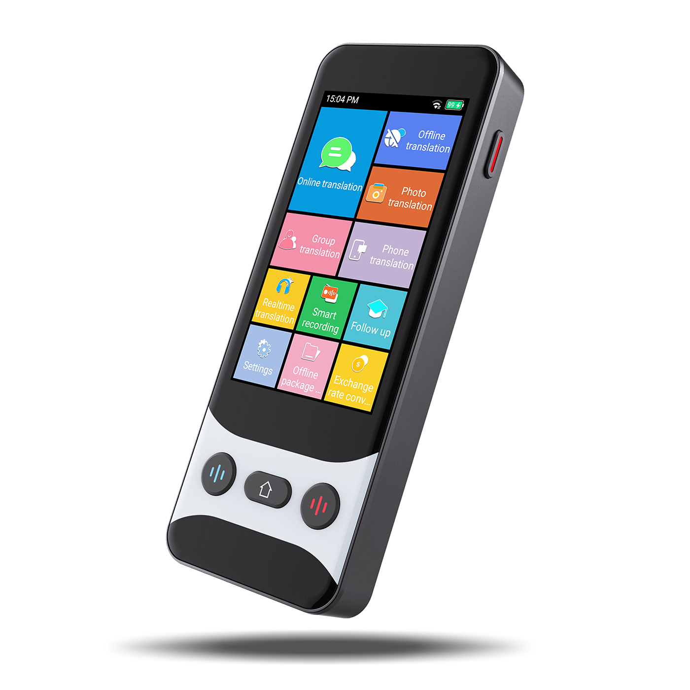 翻訳機 Voice Translator Wooask AI Voice Translator w12 ケース付き