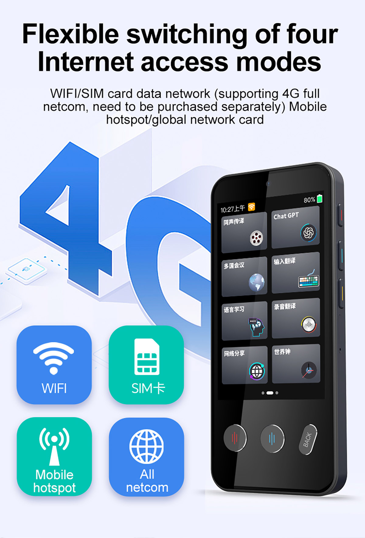 Z9 4G Translation Machine - Global Communication Made Easy (9)